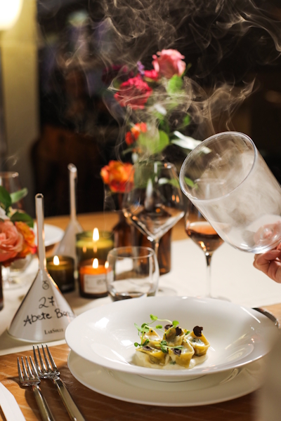 à parfum dinner at magna pars' restaurant